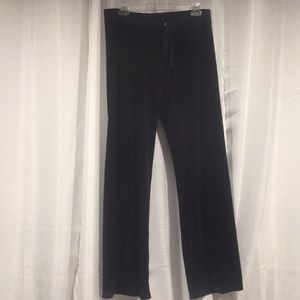 Juicy couture velour black sweatpants